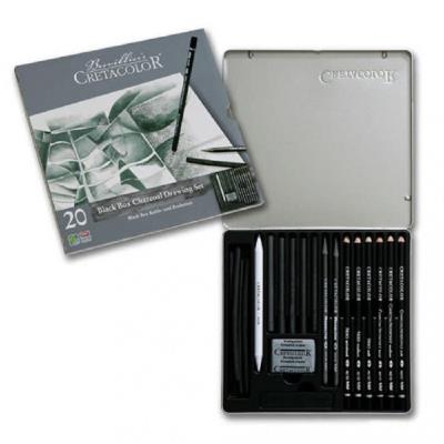 Набор карандашей для рисунка Black Box, 20 шт. коробка, Cretacolor Набор карандашей для рисунка Black Box, 20 шт. коробка, Cretacolor