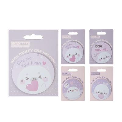 Блок для нотаток CUTE SEAL, з кл.шаром, діам. 70 мм, 30 арк Блок для нотаток CUTE SEAL, з кл.шаром, діам. 70 мм, 30 арк