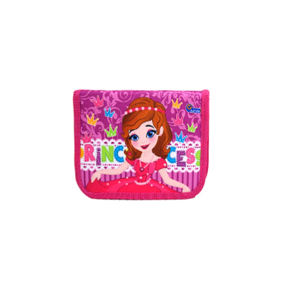 Пенал без наповнення 1 відділення і 1 відворот. "Princess" Пенал без наповнення 1 відділення і 1 відворот. "Princess"