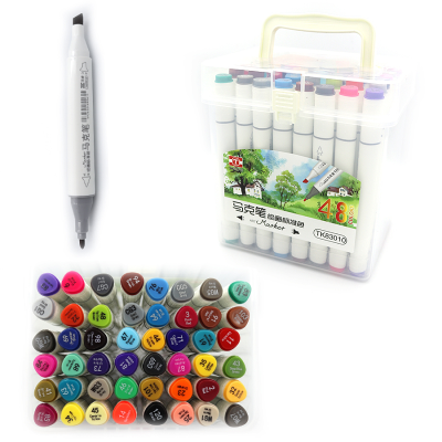 Набір скетч маркерів двухстор скош + тонк, 48 кол, ціна за1 шт.