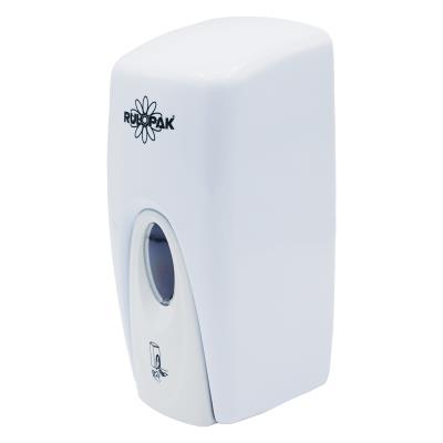 Диспенсер Rulopak для пінного мила в картриджах 1000 мл, білий, пластик (1) Диспенсер Rulopak для пінного мила в картриджах 1000 мл, білий, пластик (1)