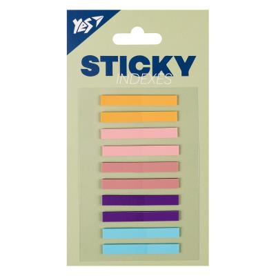 Індекси пластикові Yes "Fusion", 45*6мм, 200 шт (10х20)