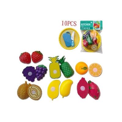 Продукти арт. 998-14A/14B (120шт/2) мікс 2 вида, фрукти 10 шт пакет 22*5*27,5см