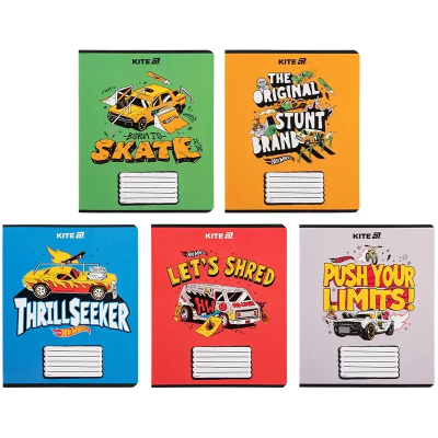 Зошит 18 арк., кл., гібр. лак + УФ лак, HW (1/20/400)