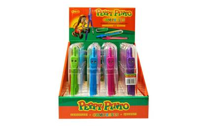 Циркуль S01001AC-PDQ кольоровий в пластиковому пеналі,ТМ"Peppy Pinto" Циркуль S01001AC-PDQ кольоровий в пластиковому пеналі,ТМ"Peppy Pinto"