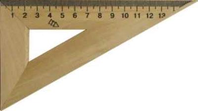 Треугольник деревянный16см 30*60