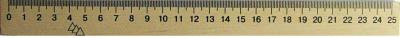 Лінійка дерев’яна шовкографія 25 см (25/100) Лінійка дерев’яна шовкографія 25 см (25/100)