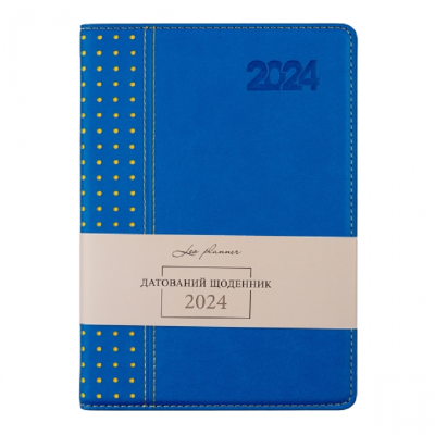 Щоденник А5 дата Leo Planner "Destiny" твердий, 368 стор., синій Щоденник А5 дата Leo Planner "Destiny" твердий, 368 стор., синій