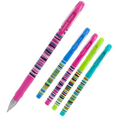 Ручка кулькова Axent Stripes AB1049-10-A, 0.5 мм, синя (1/12/144)