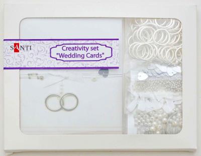 Набір для творчості Santi, "Весільні листівки", 20 шт./уп., 10*7 см (1/1/10/50) Набір для творчості Santi, "Весільні листівки", 20 шт./уп., 10*7 см (1/1/10/50)