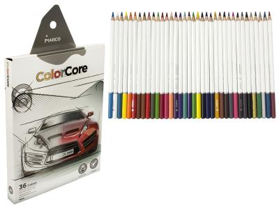 Олівець" Marco"шестигр. 36 кол.ColorCore:3000-36СВ Олівець" Marco"шестигр. 36 кол.ColorCore:3000-36СВ