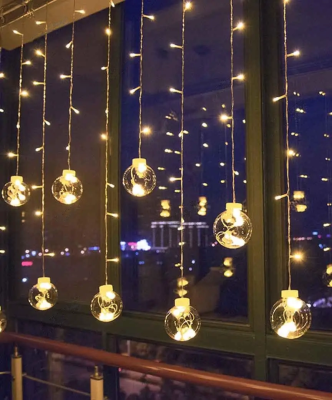 Штора-кульки 12шт 3м*1м, білий теплий (20) Штора-кульки 12шт 3м*1м, білий теплий (20)