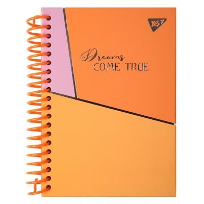 Блокнот YES А6/64 7БЦ cпіраль "Dreams come true", лінія