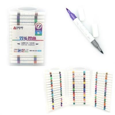 M6146-48 Набір скетчмаркерів акрил. Aodemei "Металік" 48шт.