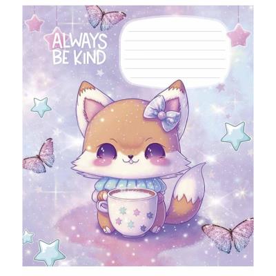 Зошит учнівський, 12арк., у лінію, глiтер, Школярик