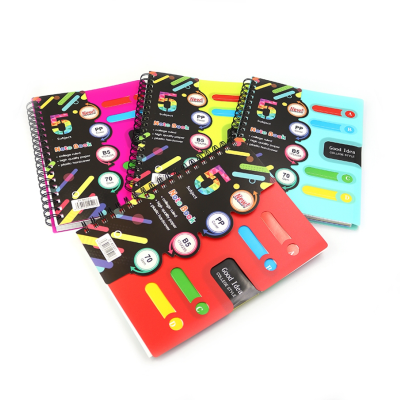 DSCN0741Зошит на спіралі "ABCD" клітина, B5 P120 70G роздільник 1шт/єтік