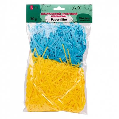 Набір паперового наповнювача SANTI, мікс, 2 кольори, 30 г, жовтий та синій, 742893 (1/12/240) Набір паперового наповнювача SANTI, мікс, 2 кольори, 30 г, жовтий та синій, 742893 (1/12/240)