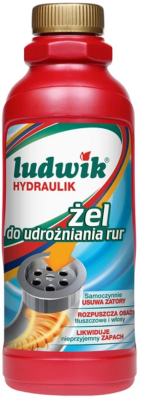 Ludwik д/прочищення труб ГЕЛЬ 1л. 8шт/ящ