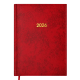 Щоденник датований 2026 BASE, А5, червоний