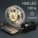 Електрогірлянда Yes! Fun Нитка 100 м, 1000 LED тепло-біла,8 функцій, пульт.