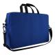 Сумка для документів, текстильна, А4+, синя