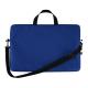 Сумка для документів, текстильна, А4+, синя