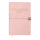 Щоденник датов. 2026 VELOUR, A6, рожевий, штуч. шкіра