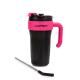 Термочашка - 860 ml - PINK BLACK