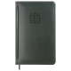 Щотижневик датов. 2026 BRAVO, A5, зелений, штуч. шкіра/поролон