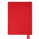 Щоденник-діловий записник А5 Leo Planner датований 2026 "Boss", м'який, червоний, 368 сторінок