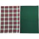 Кухонний текстиль SOHO Наб. руш. 40*60см бавовна 100% Sell Green/Red стрічка 2 шт. (BS 45544A)