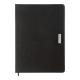 Щоденник датов. 2026 SALERNO, A4, чорний, штуч. шкіра