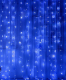 1530-02 Штора 240LED 3м*1,2м, синій