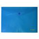 Папка з кнопкою, А4, РР 160мкн "Neon', блакитн.,5106-05 , NORMA (12/360/720)