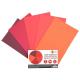 Набір Фоаміран ЕВА SANTI відтінки червоного, 200*300мм, товщина 1,7 мм, 5 кольорів
