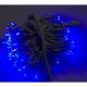 Вулична 100 LED, 10м, білий каучук 3,3мм, синя+FLASH 