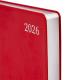 Щоденник-діловий записник А5 Leo Planner датований 2026 "Aldento", інтегральний, червоний, 368 сторінок