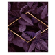 Набір для розпису по номерах Фіолетове листя Strateg розміром 40х50 см (GS1424)