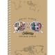 Блокнот для записів, спiраль, А6/80арк., без лініювання, кремовий блок, 70г/м2, крафт, ВД-лак, Stude