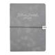 Щоденник датов. 2026 VELOUR, A5, світло-сірий, штуч.шкіра