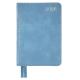 Щоденник-діловий записник А6 Leo Planner датований 2026 "City", твердий, блакитний, 352 сторінки