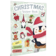 Книга серії "Веселі забавки для дошкільнят: Christmas sticker book. Ялинка" 6 аркушів, (укр) (1)