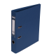 Регистратор ELITE, 2-х сторонний, А4, 50мм, PP, темно-синий, сборный