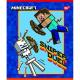 Зошит для записів А5/12 лін. YES "Minecraft" мат. ВДЛ+УФ-виб.+мікроембосінг