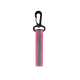 Брелок светоотражающий неоновый розовый на пластиковом карабине, MX62306