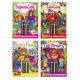 Набір для творчості "ЛЮКСова розмальовка з кольоровими олівцями" А4 МІКС