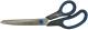 Ножницы Economix 40405, 25 см, пластиковые ручки с резиновыми вставками