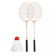 Бадмінтон арт. J-21 (50шт) дерев'яний, 2 ракетки, воланчик, в сітці 66см