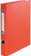 Реєстратор односторонній Buromax, А4/4D/30мм, PР, червоний (24)