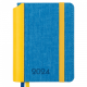 Щоденник A6 дата Leo Planner ""Patriot I" твердий, 352 стор., жовто-синій